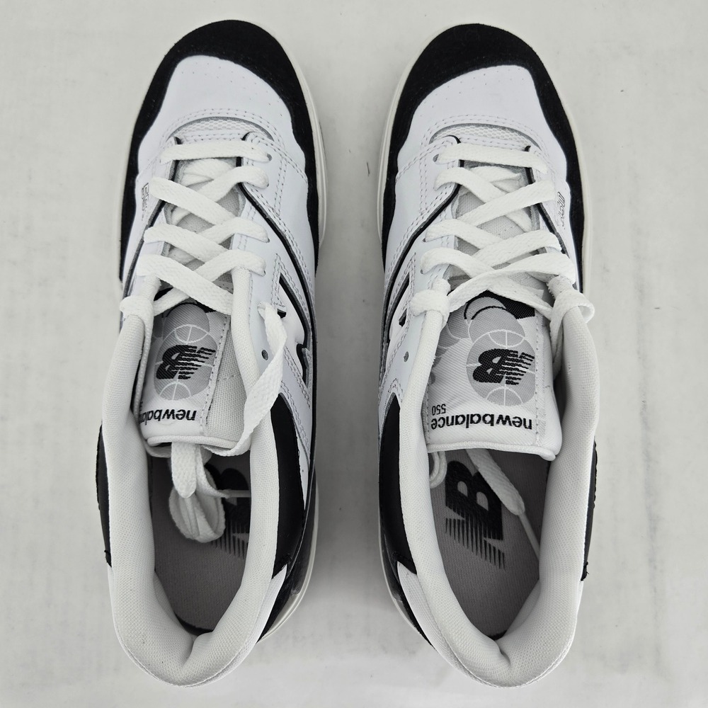 New Balance 550 White Black GSB550CA Kids Boys Size 7 Sneakers New in Box - Picture 3 of 12